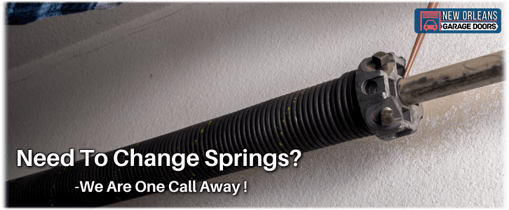 Broken Garage Door Spring New Orleans LA
